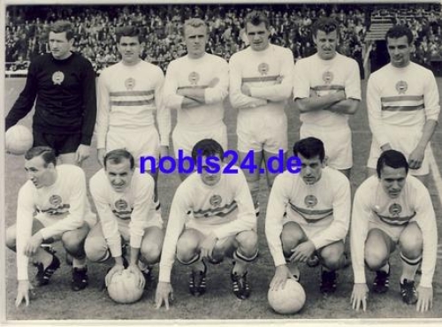 Hungary national football team large photo 11 x 18 cm around 1965