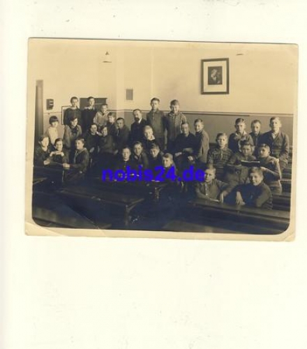 School class real photo A5 around 1940