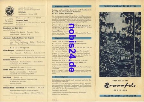 35619 Braunfels Lahn fold-out brochure