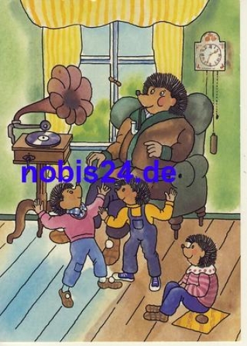Mecki Hedgehog with Gramophone Russia *1985