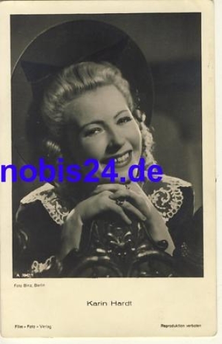 Hardt Karin Filmschauspielerin A3942/1