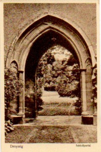 06722 Droyssig Schlossportal * ca. 1930