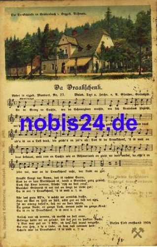 Anton Günther Da Draakschenk Liedkarte *ca.1910