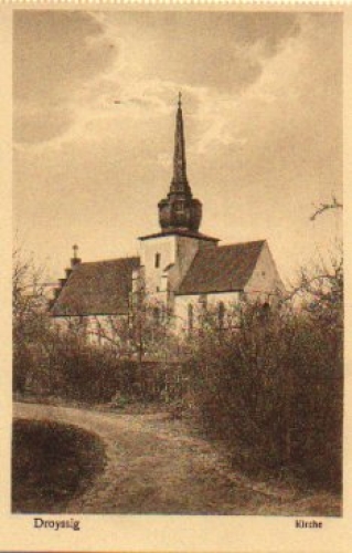 06722 Droyssig Kirche * ca. 1930