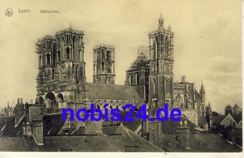 Laon Kathedrale Départements Aisne o 1915