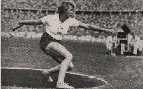 Olympic Games 1936 Hedwiga Vajsowna discus throwing
