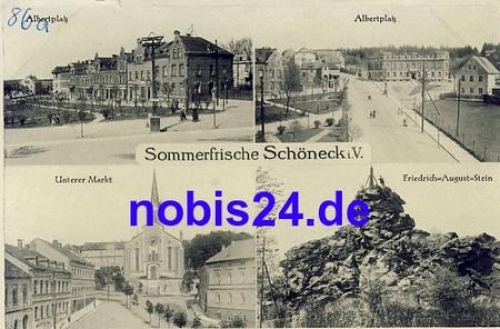 08261 Schoeneck Vogtland Albertplatz o 1942