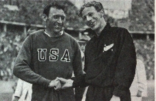 Olympische Spiele 1936 Glenn Cunningham u. Jack Lovelock, Läufer