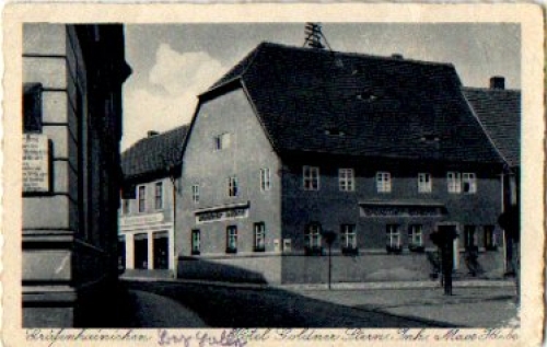 06773 Grafenhainichen Restaurant Goldener Stern gebraucht um 1930