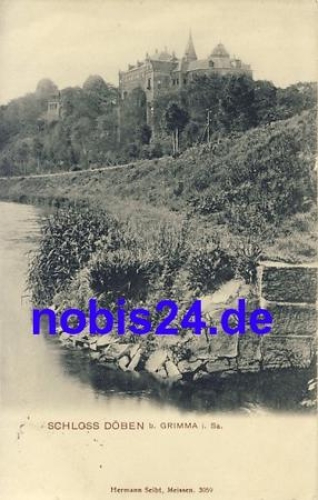 04668 Grimma Schloss Döben o 1913