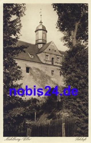 04931 Muehlberg Schlossansicht *ca.1930