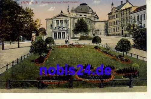 Halle Saale Promenade Theater o 1927