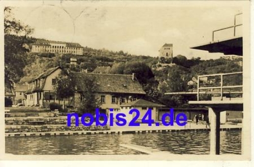 06567 Bad Frankenhausen Sole Schwimmbad o 1953