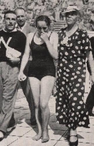 Olympic Games 1936 Ria Mastenbroek, swimmer picture collection, no AK
