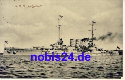 SMS Helgoland Imperial German Navy o 1913