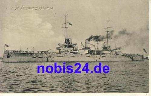 SMS Rheinland Imperial German Navy o 1911