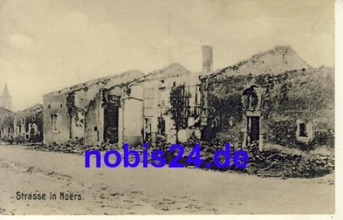 Noers zerstörte Häuser Frankreich *ca.1915