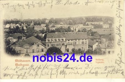 Mulhausen Rehberg Elsass o 1901