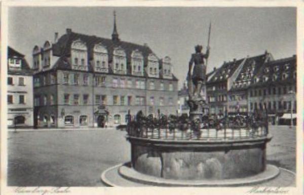 06618 Naumburg Saale Marktplatz * ca. 1950