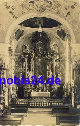 Frankreich - Kirche innen Altar *ca.1916