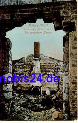 Somme Py destroyed *ca.1915