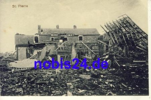 St. Pierre destroyed place around 1916