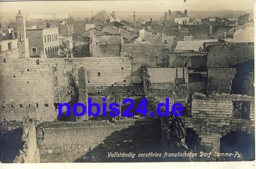 Somme Py destroyed place *ca.1916
