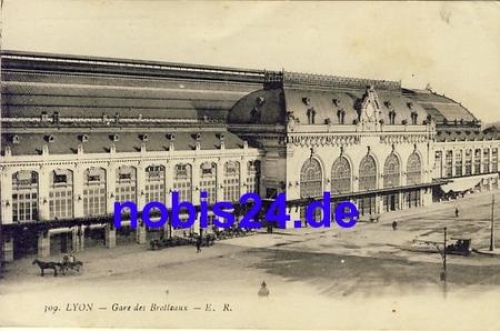 Lyon Gare des Brotteaux o 1914
