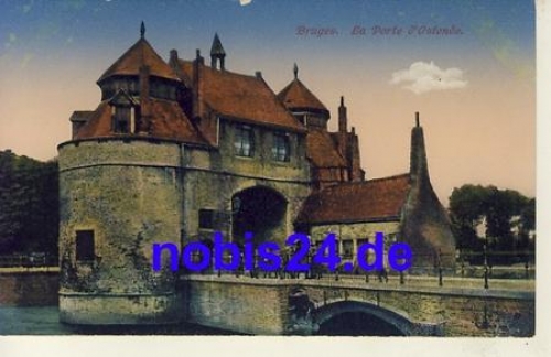 Bruges La Porte Ostende o ca.1915