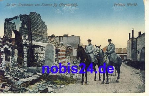 Somme Py destroys rider *ca.1915