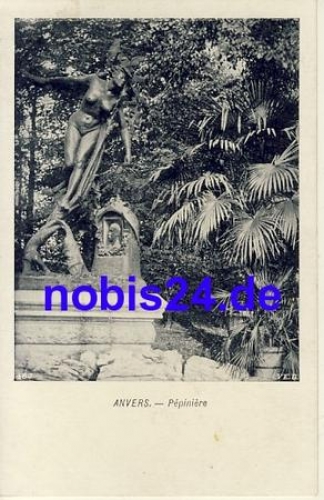 Anvers Pepiniere Denkmal *ca.1900