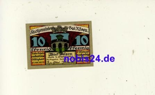06628 Bad Kösen  Notgeld 10 Pfennige 1921