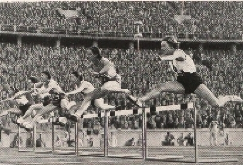 Olympic Games 1936, 80m hurdles collection picture, no AK