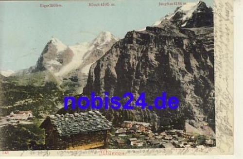 Murren SWITZERLAND o 1904