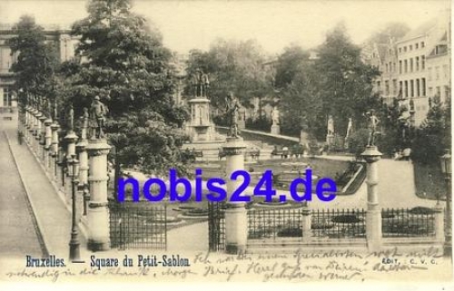 Bruxelles Square Petit Sablon o 1902