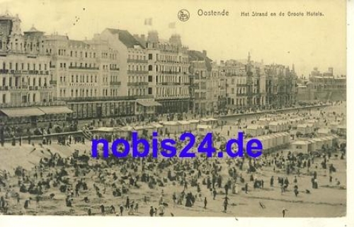 Ostende Am Strand o 1915