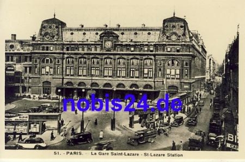 Paris La Gare Saint Lazare * ca.1915