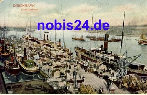 Kopenhagen Hafen DÄNEMARK o 1924