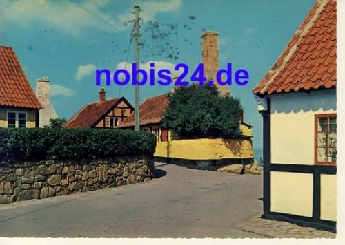 Bornholm Strasse Gudhjem DÄNEMARK o 1967