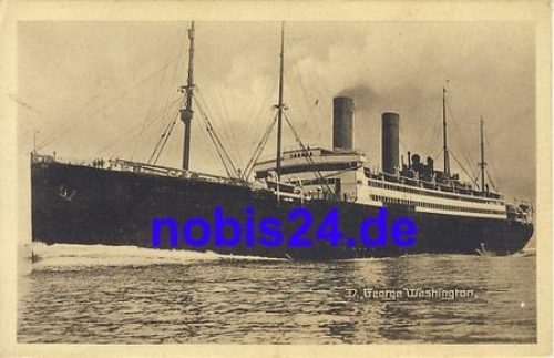 North German Lloyd passenger ship "George Washington" *ca.1915