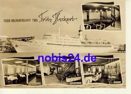 Passenger ship TMS "Fritz Heckert" o 1966