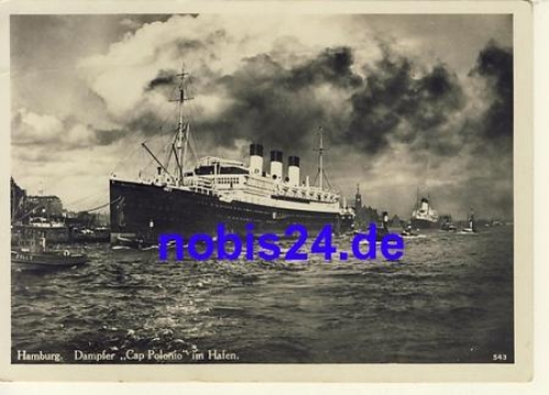 Hochseedampfer "Cap Polonia" o 1930