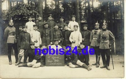 01619 Zeithain military World War 1 soldiers * 1913