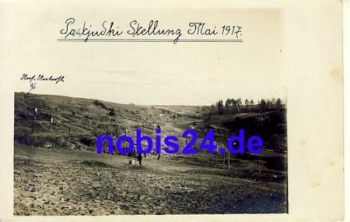 Paskjudki Stellung 1.Weltkrieg Echtfotokarte  *ca.1917