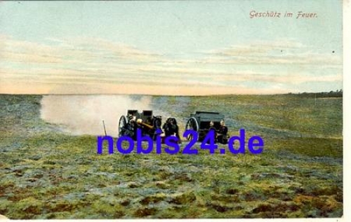 Artillerie Deutsches Geschütz o 1910