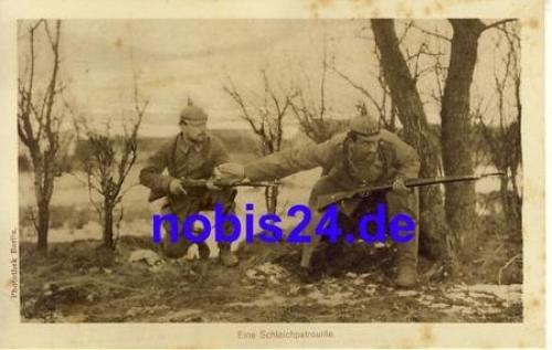 Militär - 1.Weltkrieg Schleichpatrouille *ca.1915