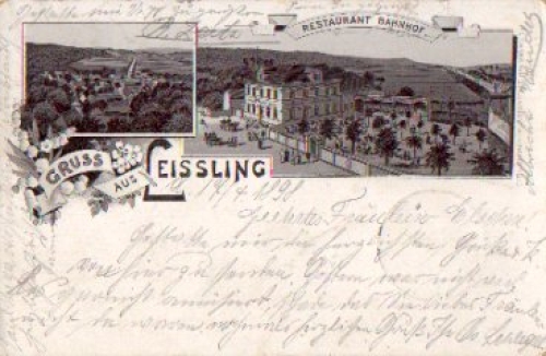 06667 Leissling Restaurant Bahnhof o 17.4.1898