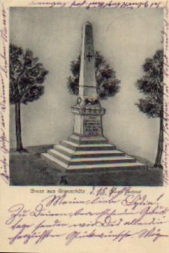 06679 Granschutz Neues Denkmal Hohenmolsen o ca. 1920