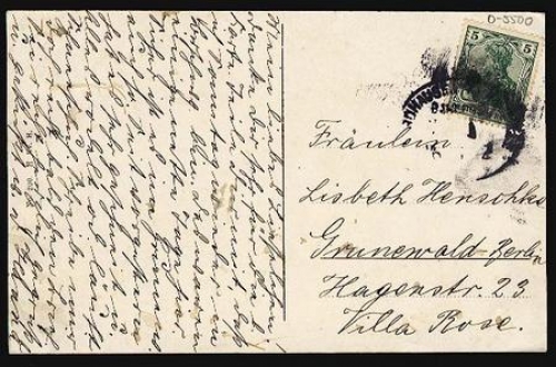 Schlittenpost im Harz o ca.1910