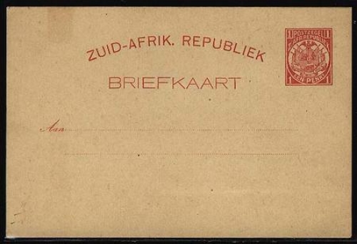 South Africa postal stationery *approx. 1910